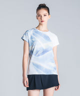 アシンメトリースラッシュグラフィックTEE  ATLA430