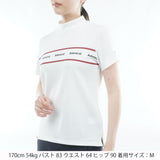 カラタッチ＋(PLUS) カラーロゴモックネックシャツ ADLA608