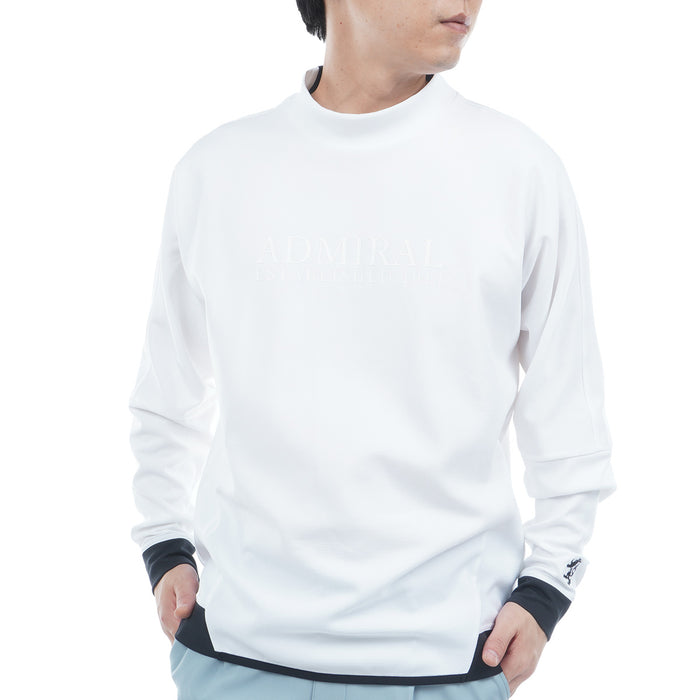 カラタッチ＋(PLUS) 長袖モックネックシャツ ADMA557