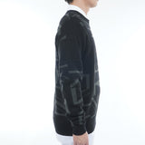 UJジャガード クルーネックセーター ADMA564