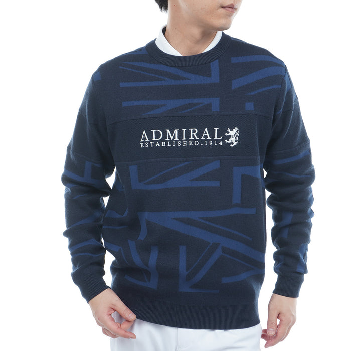 UJジャガード クルーネックセーター ADMA564