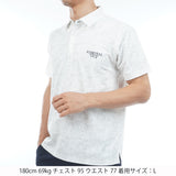 ストレッチメッシュ リーフプリントシャツ ADMA625