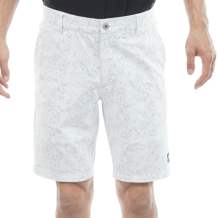 ストレッチメッシュ リーフプリント ショートパンツ ADMA631