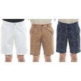 ストレッチメッシュ リーフプリント ショートパンツ ADMA631