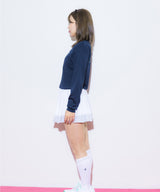 Admiral × mu テニスクラブロゴ L/S TEE　ATMA435