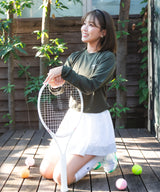 Admiral × mu テニスクラブロゴ L/S TEE　ATMA435