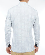 発熱ストレッチ　カモフラ　ハイネックシャツADMA383