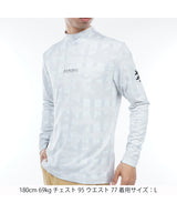 発熱ストレッチ　カモフラ　ハイネックシャツADMA383