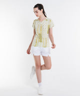 ピンタックグラフィックTEE ATLA601