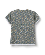 フラワープリントギャザー TEE ATLA618