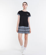 フラワープリントサイドスリット TEE ATLA619