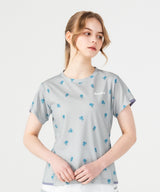 フラワーチェックサイドフレアTEE　ATLA655 ATLA655_00.jpg