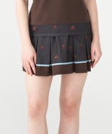 フラワーチェックタックプリーツスコート　ATLA658 ATLA658_00.jpg