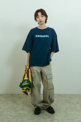スリット入ビックTシャツ　ANMA509