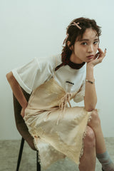 スリット入りビックTシャツ　ANLA601